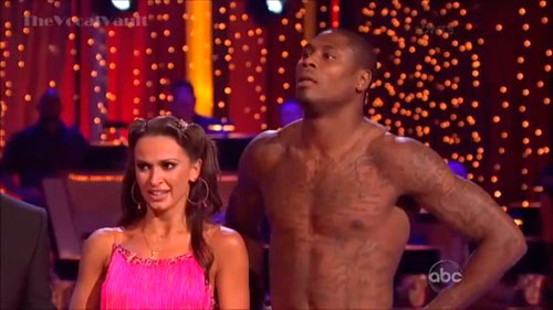 Jacoby Jones and Karina Smirnoff dance the Jive on Dancing With The Stars