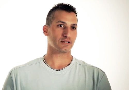 Photo shows Andy Pettitte in an interview discussing his life as a Christian. Pettitte is the featured speaker at Stonecrest Community Church's outdoor event in Warren, N.J. August 31, 2013.