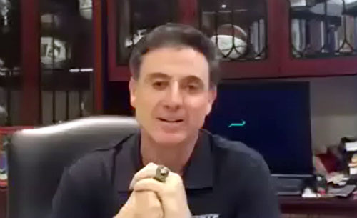 rick-pitino-announces-speaking-engagemen Photo shows Louisville coach Rick Pitino who will be speakingat the annual Steak and Steak Dinner set for April 22, 2014 at University Plaza Convention Center.