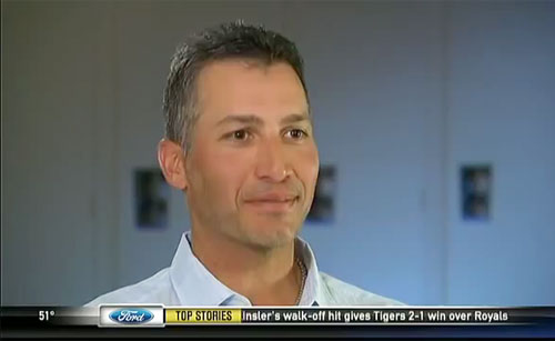 Photo shows Andy Pettitte during an April 2014 interview.