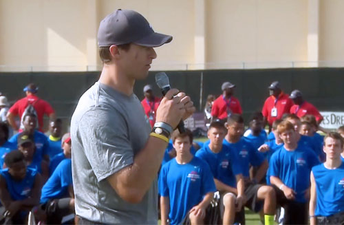 drew-brees-passing-academy-with-high-school-athletes-orlando-fl-jun-2014